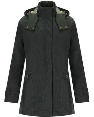 Barbour Cannich Wax Hooded Jacket - Black