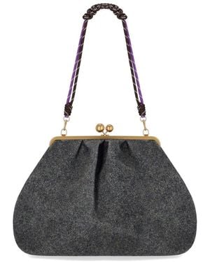 Weekend by Maxmara Clutch Pasticcino Utile Grigia - Nero
