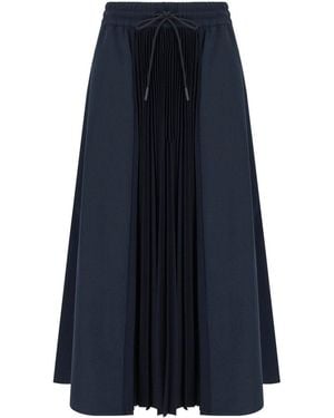 Weekend by Maxmara Folk Midi Skirt - Blue