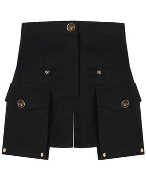 Elisabetta Franchi Shorts With Pockets - Black
