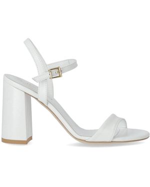 NCUB Sandalia de tacón blanca - Blanco