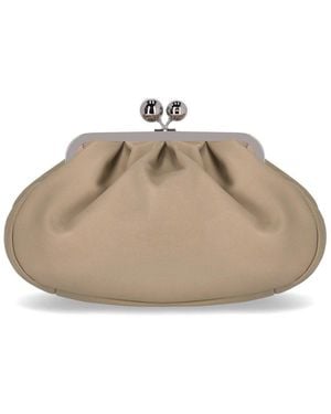 Weekend by Maxmara Pasticcino Cubico Medium Clutch Bag - Natural
