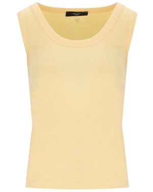 Weekend by Maxmara Multic Ribbed Top - Yellow