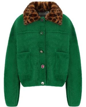 Essentiel Antwerp Intention Grüner Cardigan