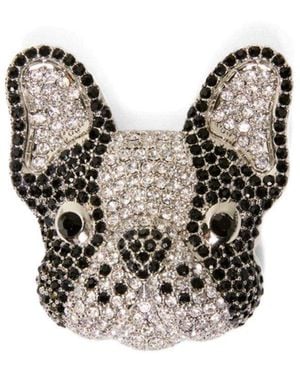 Weekend by Maxmara Perle Bulldog And Brooch - Black