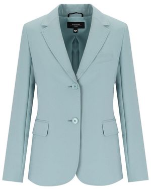 Weekend by Maxmara Uva Anice Single-Breasted Blazer - Blau