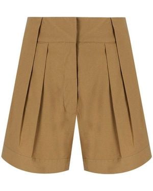 FEDERICA TOSI Shorts Classic Kaki - Neutro