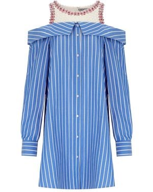 Essentiel Antwerp Jori Shirt Dress - Blue