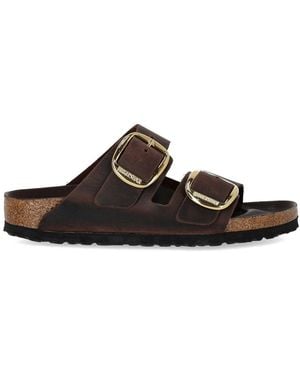 Birkenstock Ciabatta Arizona Big Buckle Hex Oiled Habana - Marrone