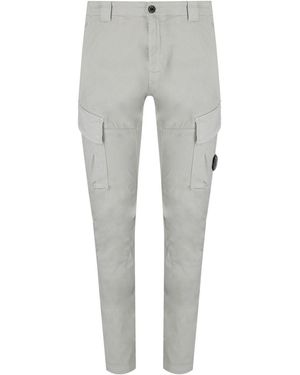 C.P. Company Stretch sateen blue fox cargo hose - Grau