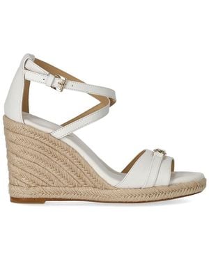Michael Kors Sandalo Con Zeppa Mandy - Metallizzato