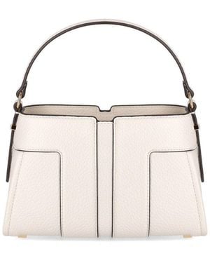 Elisabetta Franchi Ivory Small Handbag - White