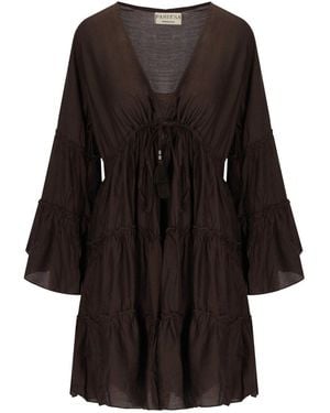 PAHIESA FORMENTERA Short Dress - Black