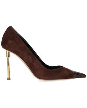 Elisabetta Franchi Suede Pump - Brown