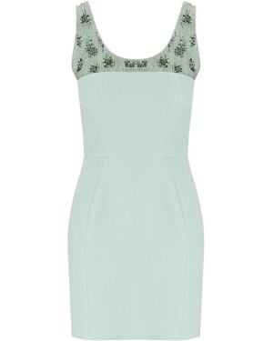 Elisabetta Franchi Acqua kleid mit perlen - Grün