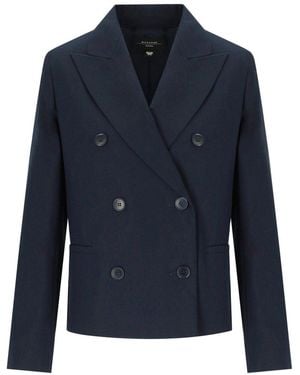 Weekend by Maxmara Tappeto Double-Breasted Blazer - Blue