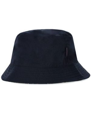 Barbour Hutton Reversible Bucket Hat - Blue