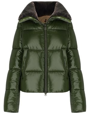 Save The Duck Moma kurze wattierte jacke - Grün