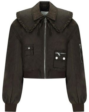 Ganni Bomber Jacket - Black