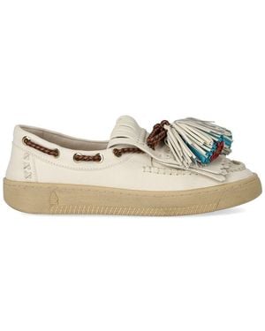 Elena Iachi Smash Loafer - White