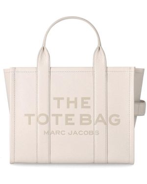 Marc Jacobs The leather medium tote cotton handtasche - Natur
