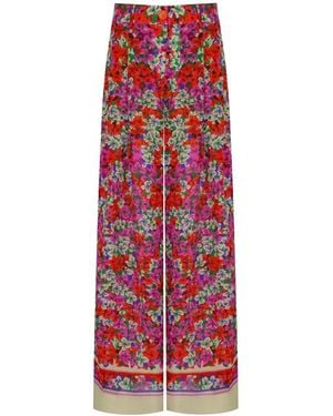 Essentiel Antwerp Joek Wide Leg Trousers - Red
