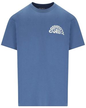 Carhartt T-Shirt S/S Jazzy Bleu Ciel
