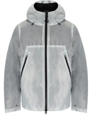 KRAKATAU Chaqueta con capucha bicep liner blanca - Gris