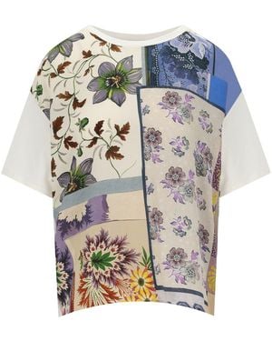 Weekend by Maxmara Pampas Floral T Shirt - Grey