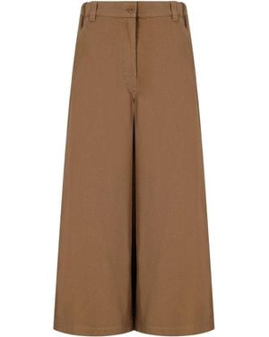 Weekend by Maxmara Ariete Cropped Trousers - Brown