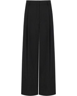 Weekend by Maxmara Ovvio Wide Leg Trousers - Black