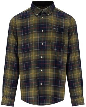 Barbour Camicia Fortrose Tartan Blu - Grigio