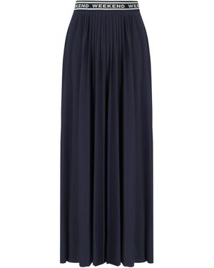 Weekend by Maxmara Bleu Geplooide Rok - Blauw