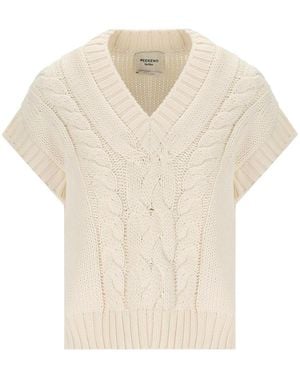 Weekend by Maxmara Gilet Pascia Ecru - White