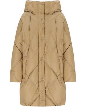Weekend by Maxmara Abrigo acolchado con capucha calerno - Neutro