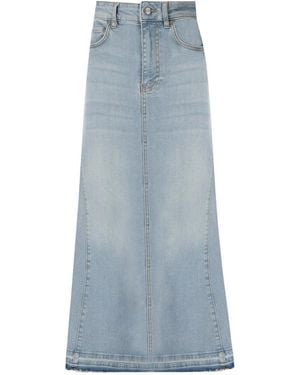 Ganni Light Denim Skirt - Blue