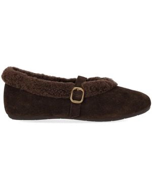 MISS OLIVIA Lou Ballet Flat Shoe - Brown