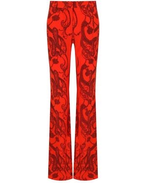 Essentiel Antwerp Jodie Flare Trousers - Red