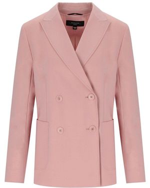 Weekend by Maxmara Zinnia Double Breasted Jacket - Pink