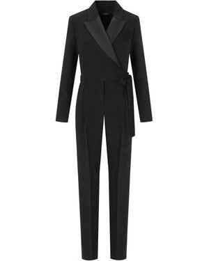 Weekend by Maxmara Baviera Wrap Jumpsuit - Schwarz