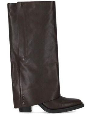 Ash Jackson Heeled Boot - Black
