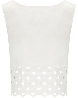 Max Mara Beachwear Maggio Top - White