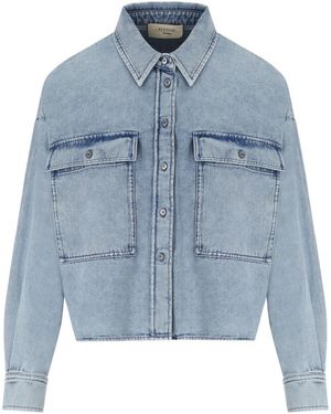 Weekend by Maxmara Camicia Zemira Chiaro - Blu