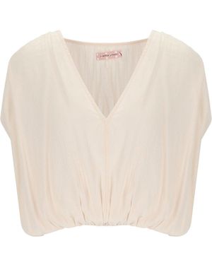 Traffic People Whispers Cream Top - Natural