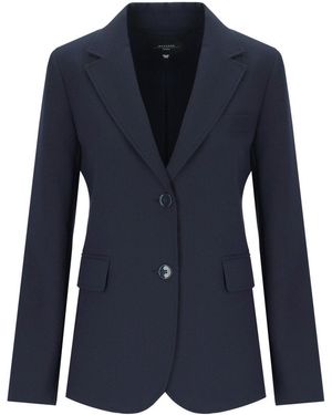 Weekend by Maxmara Uva Single Breasted Blazer - Blue