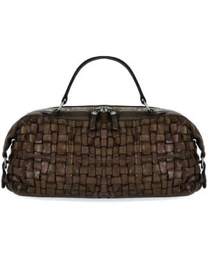 Campomaggi Rachele Military Bowler Bag - Brown
