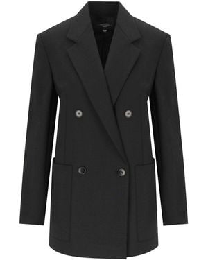 Weekend by Maxmara Veloce Double Breasted Blazer - Black