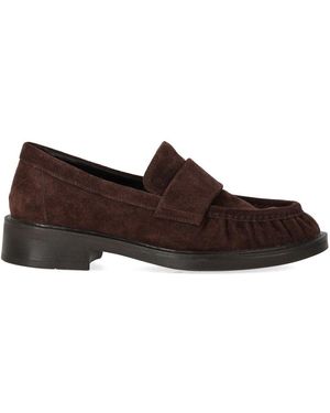 Strategia Brauner Loafer Aus Wildleder