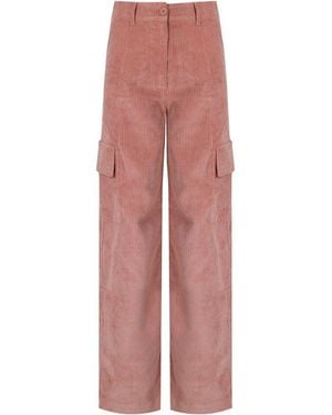 Essentiel Antwerp Gazou Cargo Trousers - Pink