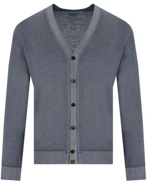 Bob Mendoza stahles cardigan - Blau